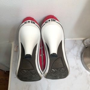 Converse All Star heel sneakers